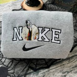 Horror Disney Villians Nike Embroidered Sweatshirt Nike Disney Sweatshirt Disey Villians Shirt Nike Embroidery 3