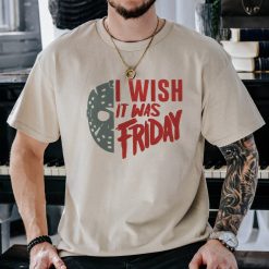 I Wish It Was Friday Embroidered Sweatshirt, Retro Halloween Embroidered Shirt4