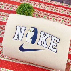 Ice King And Gunter Embroidered Sweatshirts, Adventure Time Matching Embroidered Hoodies (3)