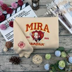 K Pop Demon Hunters Embroidered Sweatshirts, Hoodie, T shirt