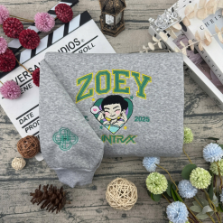 K Pop Demon Hunters Embroidered Sweatshirts, Hoodie, T shirt (3)