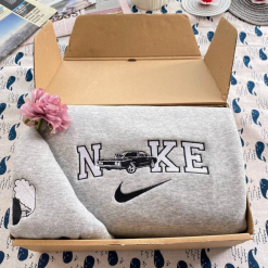 Letty And Dom Cars Nike Embroidered Sweatshirts, Nike Couple Embroidered Hoodies