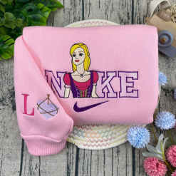 Liana And Alexa Nike Matching Embroidered Sweatshirts, Gift For Your Friends