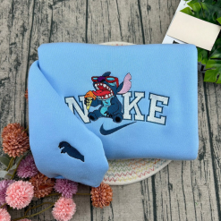 Lilo And Stitch Cream Time Fun Embroidered Sweatshirt, Hoodie, T shirt (2)