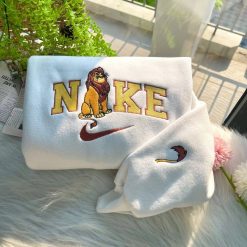 Lion King Mufasa Sarabi Simba And Nala Nike Embroidered Sweatshirts, Nike Matching Embroidery3