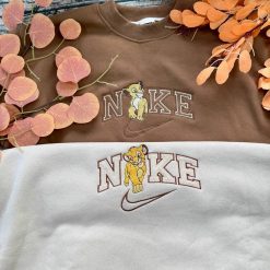 Lion King Mufasa Sarabi Simba And Nala Nike Embroidered Sweatshirts, Nike Matching Embroidery6