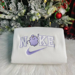 Lumpy Space Princess And Bubblegum Princess Nike Embroidered Sweatshirts, Adventure Time Matching Embroidered Hoodies