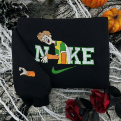 Mavis And Jonathan Nike Matching Embroidered Sweatshirts, Hotel Transylvania Nike Embroidered Hoodies