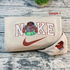 Moana And Maui Disney Nike Embroidered Sweatshirts, Nike Embroidery Matching Couple (4)