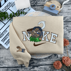 Moana And Maui Nike Disney Embroidered Sweatshirts, Nike Matching Embroidered Hoodies