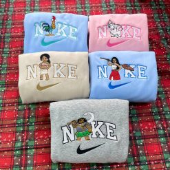 Moana 2 Disney Nike Embroiedered Sweatshirts, Moana 2 Sweatshirt, Disney Nike Embroidery