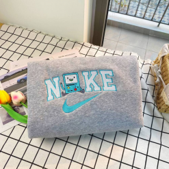 Nike Bmo Adventure Time Embroidered Sweatshirt, Nike Matching Embroidery