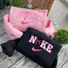 Sonic The Hedgehog Characters Nike Embroidered Sweatshirts, Nike Couple Embroidery, Matching Embroidered Hoodies