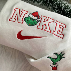 Nike Grinch Embroidered Sweatshirt , Grinch Couple Sweatshirt (6)