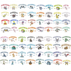 Pokemon Established Date Collection Embroidered Sweatshirt, Hoodie, T shirt (3)