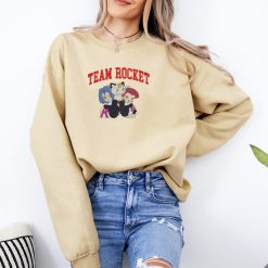 Pokemon Team Rocket Embroidered Sweatshirt, Vintage Anime Embroidered Shirt5