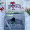Sulley And Mike Nike Embroidered Sweatshirts, Nike Matching Embroidery