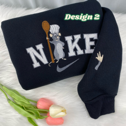 Remy And Linguini Disney Nike Embroidered Sweatshirts, Nike Matching Embroidery