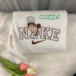 Remy And Linguini Disney Nike Embroidered Sweatshirts, Nike Matching Embroidery