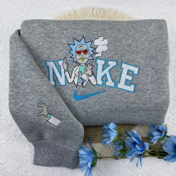 Rick And Morty New Nike Matching Embroidered Sweatshirts, Hoodie, T shirt