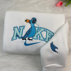 Rio Movie Blu And Jewel Couple Nike Embroidered Sweatshirts, Nike Matching Embroidery (2)