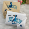 Cute Joy And Sadness Inside Out Nike Embroidered Sweatshirts, Nike Matching Embroidery