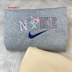 Sitch And Angel Disney Nike Embroidered Sweatshirts, Nike Couple Embroidery (2)