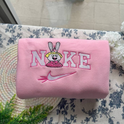 Snow Ball Nike Embroidered Sweatshirt, Nike Couple Embroidery, Matching Embroidered Hoodies (3)