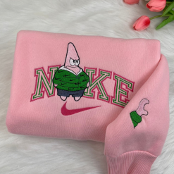 SpongeBob SquarePants And Patrick Star Nike Embroidered Sweatshirts, Nike Matching Embroidery (2)