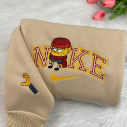 SpongeBob SquarePants And Patrick Star Nike Embroidered Sweatshirts, Nike Matching Embroidery