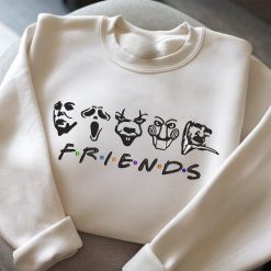 Spooky Killers Embroidered Sweatshirt, Horror Friends Shirt1