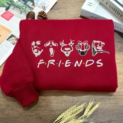 Spooky Killers Embroidered Sweatshirt, Horror Friends Shirt