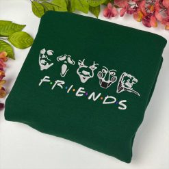 Spooky Killers Embroidered Sweatshirt, Horror Friends Shirt