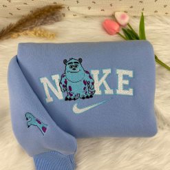 Sulley And Boo Disney Nike Matching Embroidered, Disney Nike Embroidered Hoodies