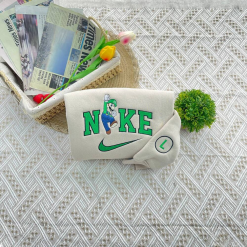 Super Mario Bros Mario And Luigi Nike Embroidered Sweatshirt, Super Mario Bros Movie Shirt, Nike Matching Embroidery (3)