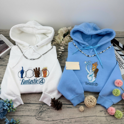 The Fantastic Four Embroidered Sweatshirts, Marvel Embroidered Shirt