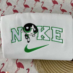 The Powerpuff Girls Nike Embroidered Sweatshirts, Nike Couple Embroidered Sweatshirts (3)