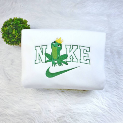 The Princess and the Frog Disney Nike Embroidered Sweatshirts, Nike Embroidered Matching Couple Shirts
