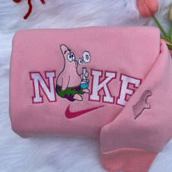 The SpongeBob SquarePants Couple Nike Embroidered Sweatshirts, Nike Matching Embroidery