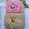 Cute Joy And Sadness Inside Out Nike Embroidered Sweatshirts, Nike Matching Embroidery