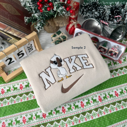 The Wild Robot Nike Embroidered Sweatshirts , Nike Couple Embroidered Sweatshirts (5)
