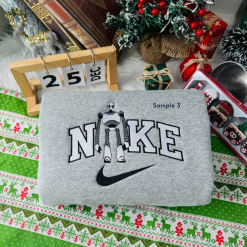 The Wild Robot Nike Embroidered Sweatshirts , Nike Couple Embroidered Sweatshirts (6)