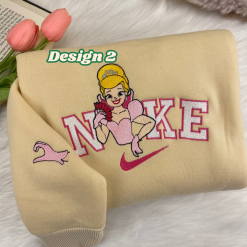 Tiana Princess And Charlotte La Bouff Nike Matching Embroidered Sweatshirts, Hoodie, T-shirt