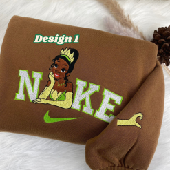 Tiana Princess And Charlotte La Bouff Nike Matching Embroidered Sweatshirts, Hoodie, T shirt (3)