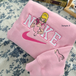 Tiana Princess And The Frog Cast Disney Embroidered Sweatshirts, Nike Matching Embroidery (2)