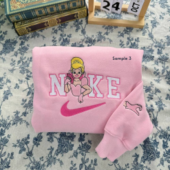 Tiana Princess And The Frog Cast Disney Embroidered Sweatshirts, Nike Matching Embroidery