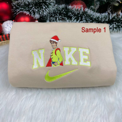 Tiana Princess And The Frog Disney Nike Embroidered Sweatshirts, Disney Nike Matching Embroidery (2)