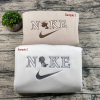 Spiderman and Gwen Stacy Kitty Nike Embroidered Sweatshirts, Nike Matching Embroidery