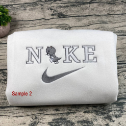 Tom And Jerry Nike Embroidered Sweatshirts, Nike Couple Embroidered Hoodies (3)