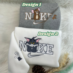 Tom And Jerry Nike Matching Embroidered Sweatshirts, Hoodie, T-shirt